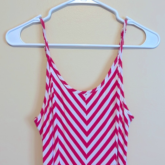 L Marineblu Maxi Summer Dress Spaghetti Straps Dressy Comfy SpaceFit Relax Type - Picture 3 of 6